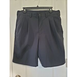 PGA‎ Tour Pleated Black Shorts Size 34